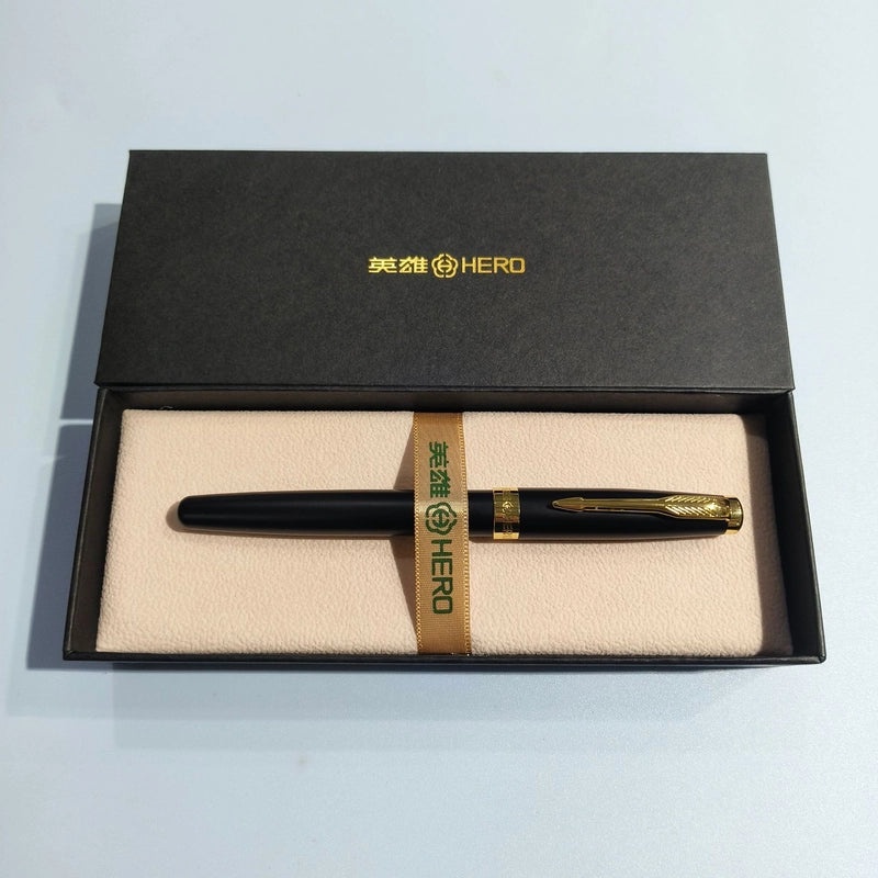 Classic Solid Color Metal Fountain Pen for Learning Writing | Fountain Pens & Writing Instruments