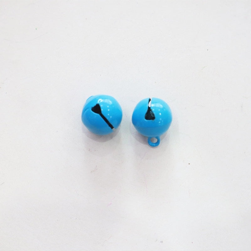 200 Pcs 14mm Iron Painted Small Bells for Keychains, Doll Accessories, Pet Collars, Christmas Pendants|Jewelry & Accessories