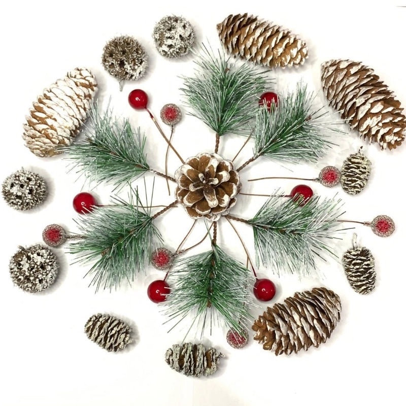 Festive Pine Cone Decorations for Christmas|Holiday Home Decor