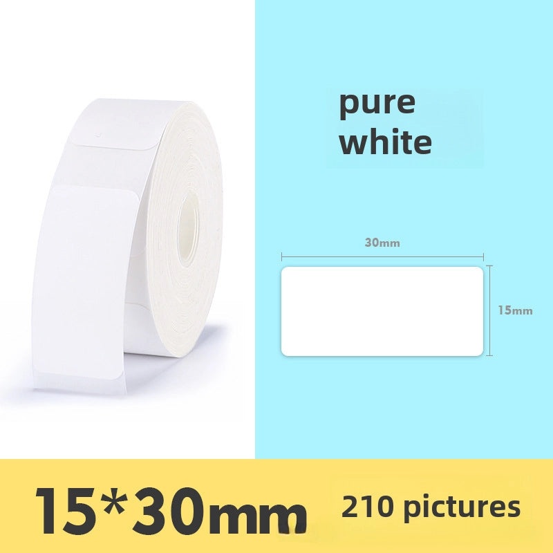 Jingchen D11 Transparent Thermal Printing Label Paper for Jewelry Cosmetic Cable | Adhesive Protective Pet Paper|Label Supplies
