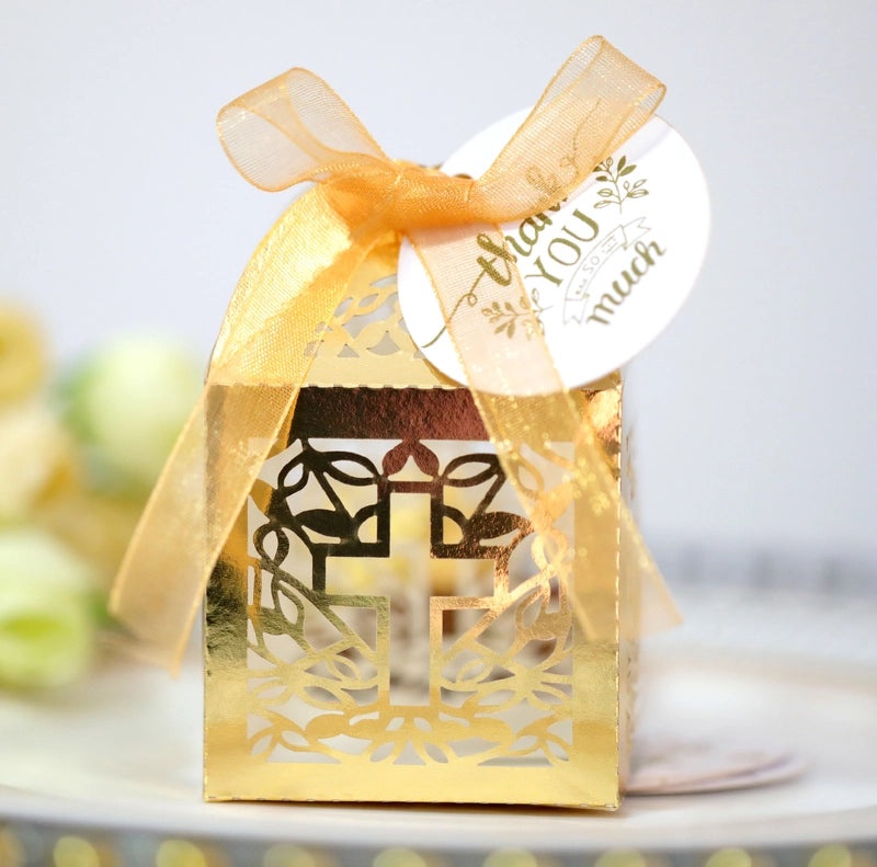 Elegant Solid Color Candy Box for Wedding Party Favor|Party Supplies & Wedding Decorations