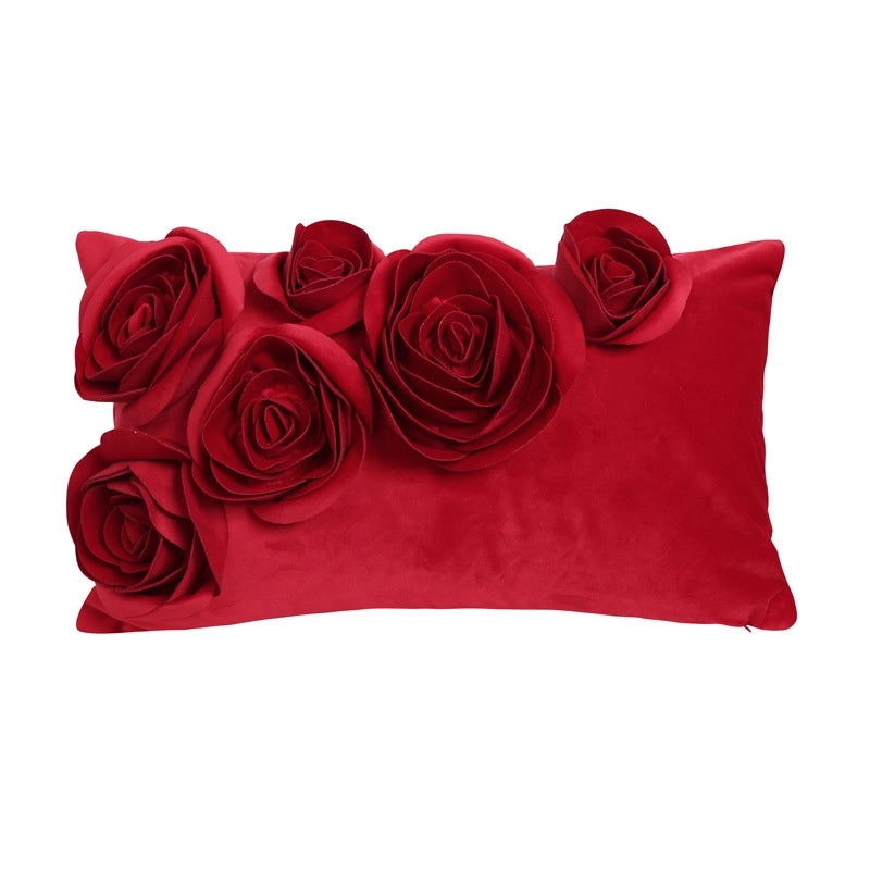 Heart-Shaped Solid Color Polyester Pillow Covers for Couch and Sofa | Home Decor Pillows