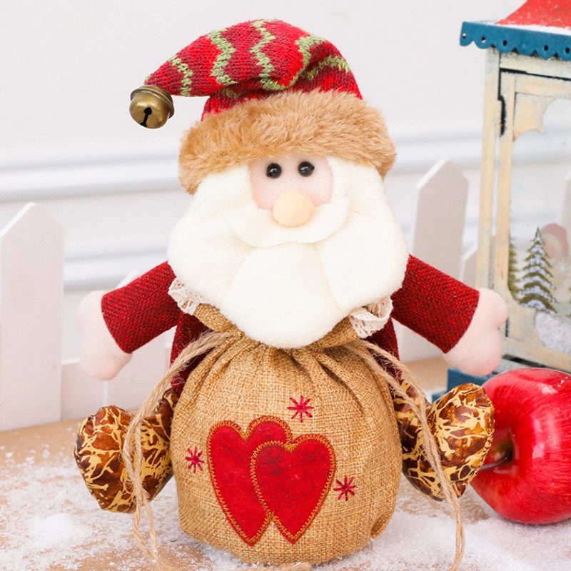 Christmas Tree Santa Claus Snowman Gift Bags Festive Party Wrapping Supplies|Holiday Party Supplies