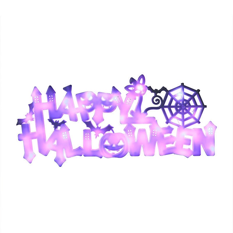 Halloween Minimalist Letter Plastic Hanging Decorations for Party Festival|Party Decorations