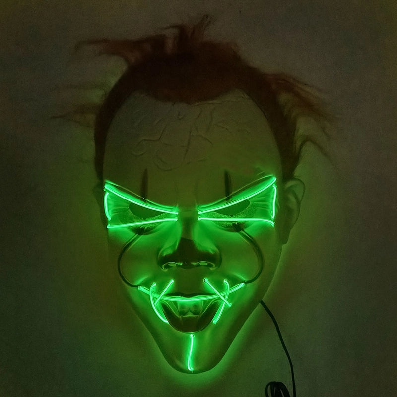 Halloween Grimace Hip-Hop Style Plastic Party Mask|Party Accessories & Masks