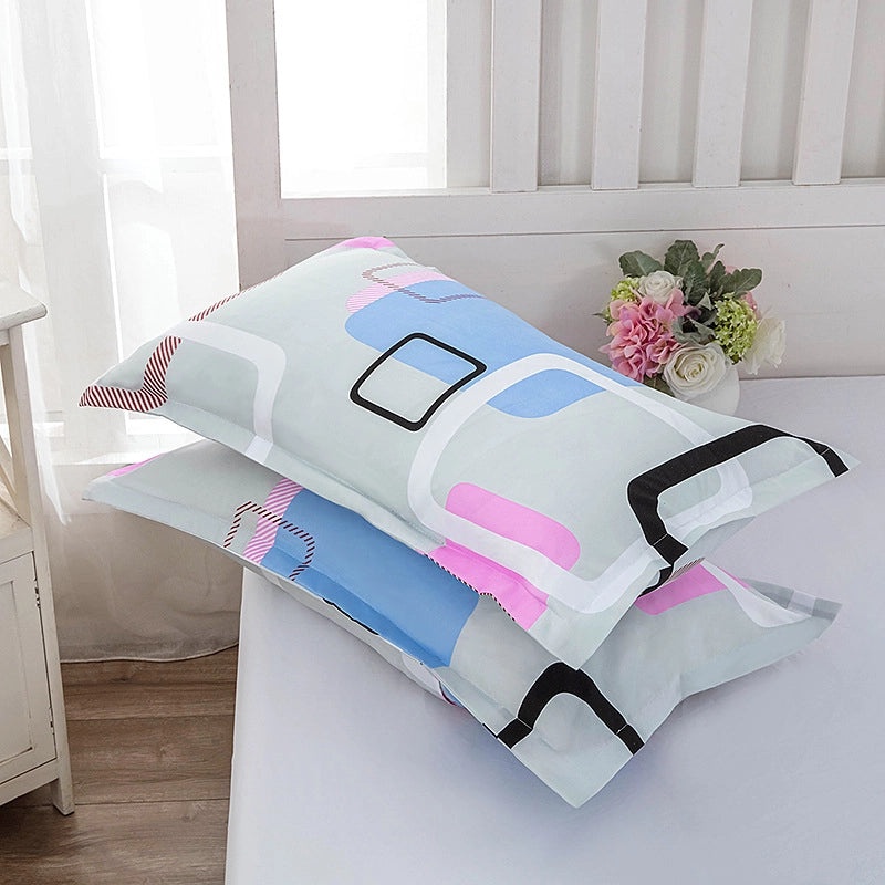 Soft Skin-friendly 100% Cotton Pillowcase for Children and Students | Home & Bedding