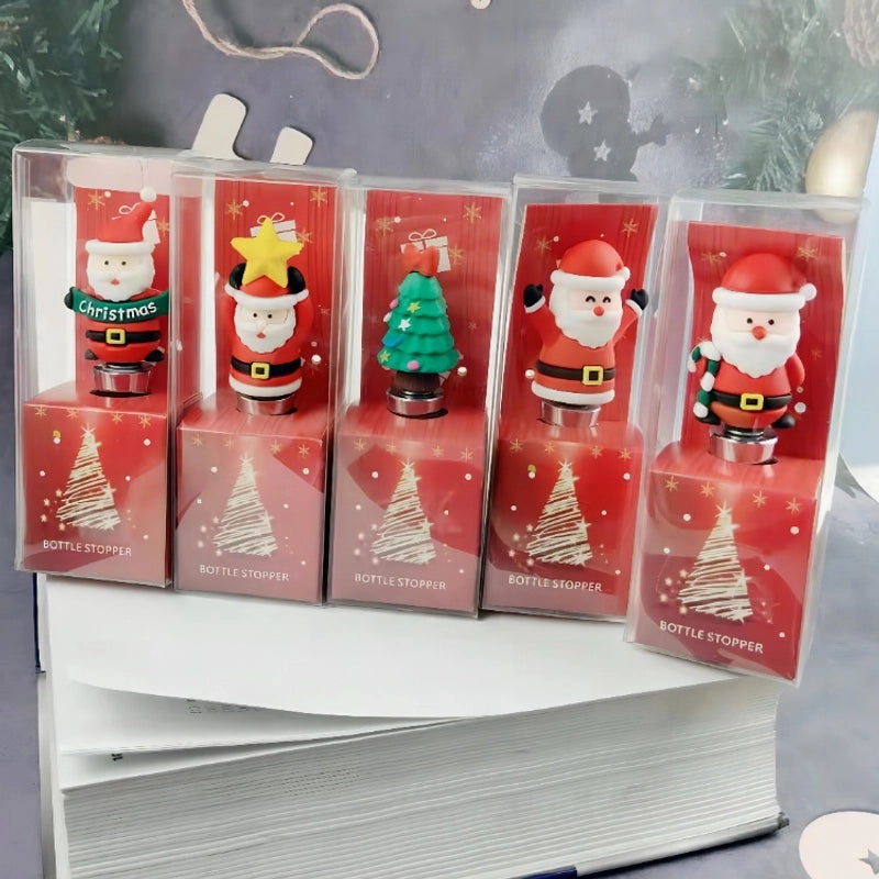 Christmas Santa Claus PVC Alloy Pendant Necklace Casual Elegant Holiday Jewelry|Christmas Jewelry