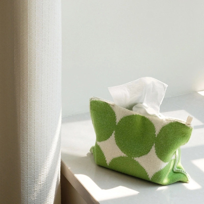 Nordic Lattice Heart Tulip Pattern Polyester Food Storage Containers|Kitchen Storage & Organization