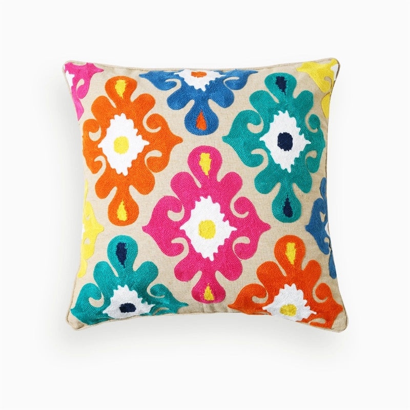 Bohemian Geometric Cotton Pillow Covers | Home Decor Pillows