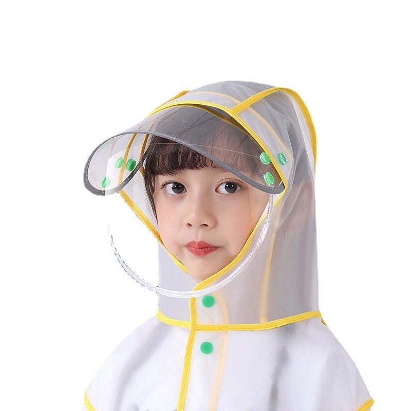 Kids Waterproof Rain Poncho with Schoolbag Cover Cartoon Design for Boys & Girls Primary Students|Children's Raincoats