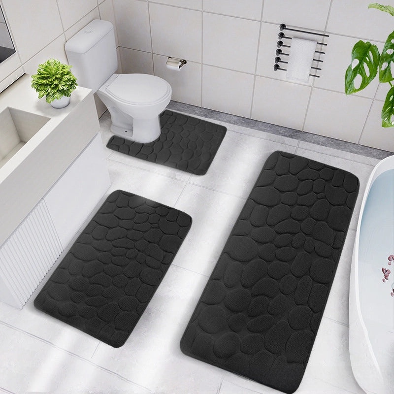 Nordic Non-slip Bathroom Door Mat Absorbent Bedroom Carpet Household Entrance Rug|Home & Living > Bath > Bath Rugs & Mats