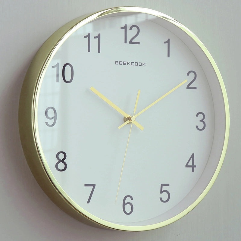Minimalist Metal Silent Wall Clock | Home Decor Wall Clocks