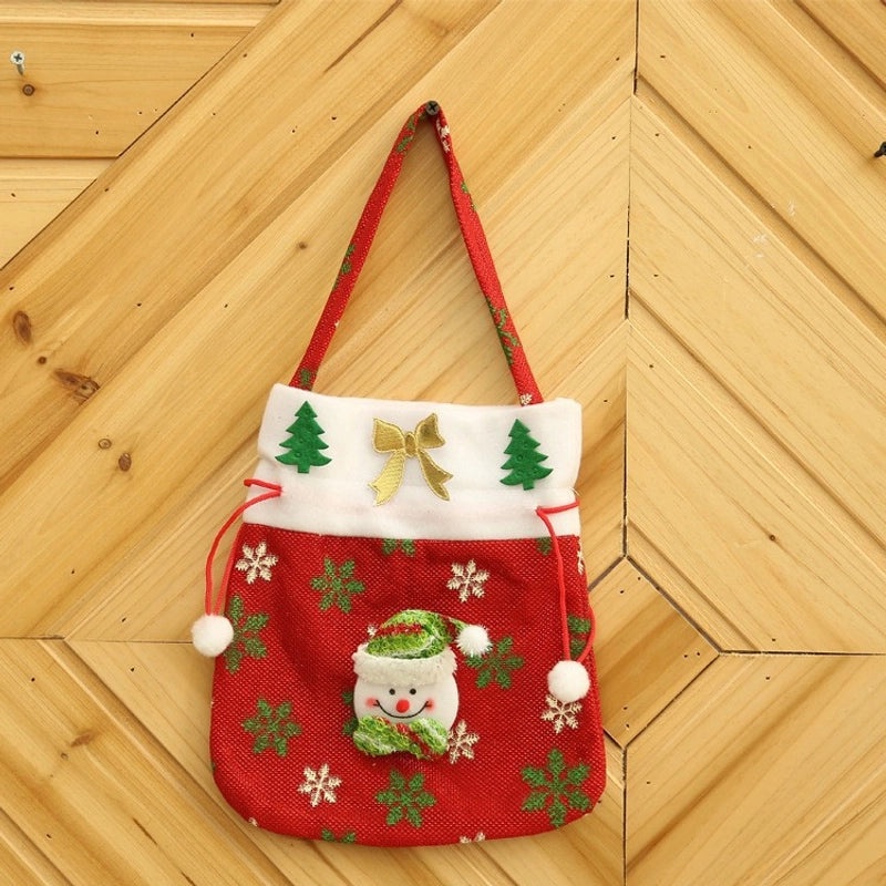 Nordic Christmas Gift Bags Santa Snowman Elk Party Decorations | Christmas Party Supplies