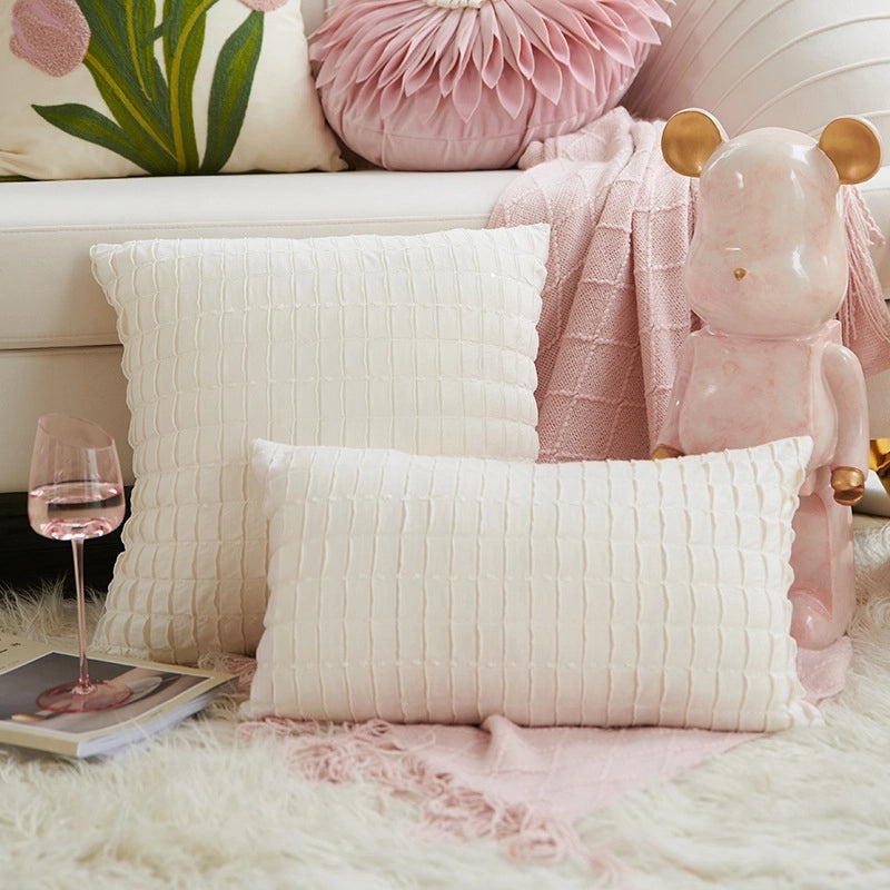 Chic Floral Polyester Cushion Covers|Home Decor Pillows