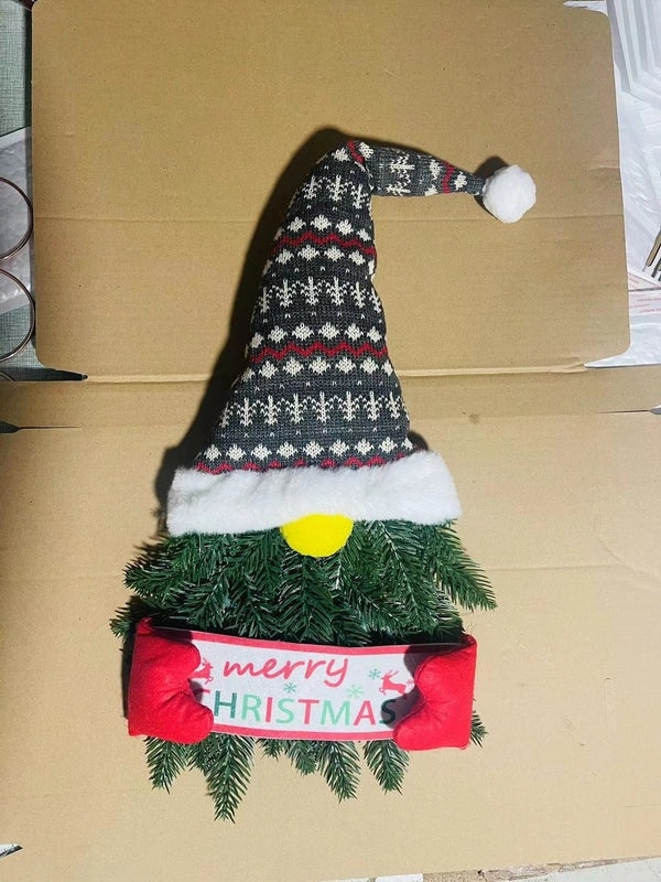 Christmas Elf Door Hanging Garland Faceless Doll Holiday Decoration with Hat|Christmas Decorations