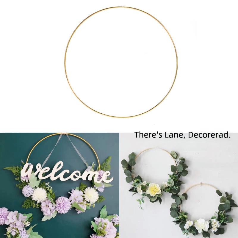 Christmas Iron Ring Garland Loop DIY Home Decor|Home Decor Accessories