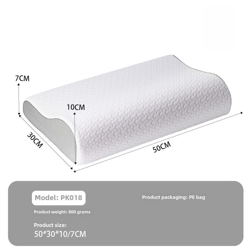 Ergonomic Side Sleeping Memory Foam Pillow for Neck and Cervical Support | Pillows & Bedding