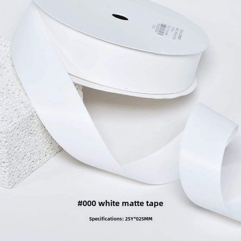 Yao Ming Han Style Milk Silk Ribbon Bow Hair Accessory Korean Full-matte Floral Packaging Belt|Hair Accessories