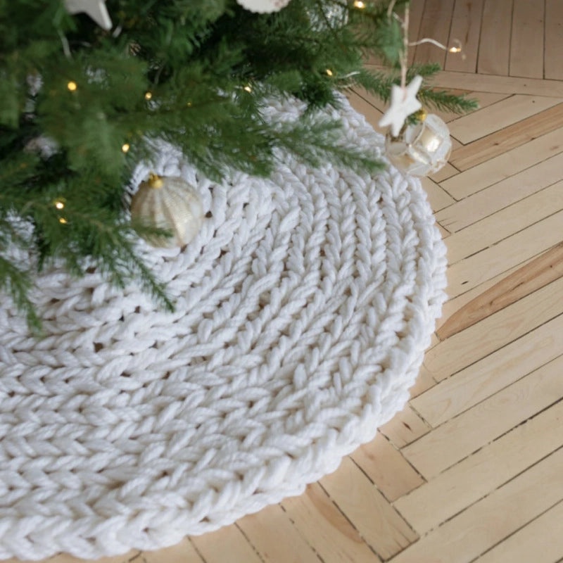 Handmade Crocheted Christmas Tree Mat 2024 | Home Decor & Holiday Accessories
