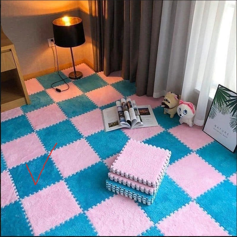 Soft Carpet Foam Mat for Bedroom Bedside | Home Decor & Rugs