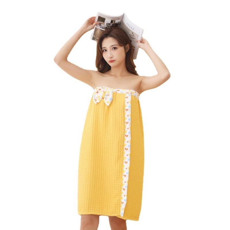 Women's Quick-Dry Hair Drying Hat Absorbent Waffle Fabric Bath Towel Cap | Hair Care Accessories