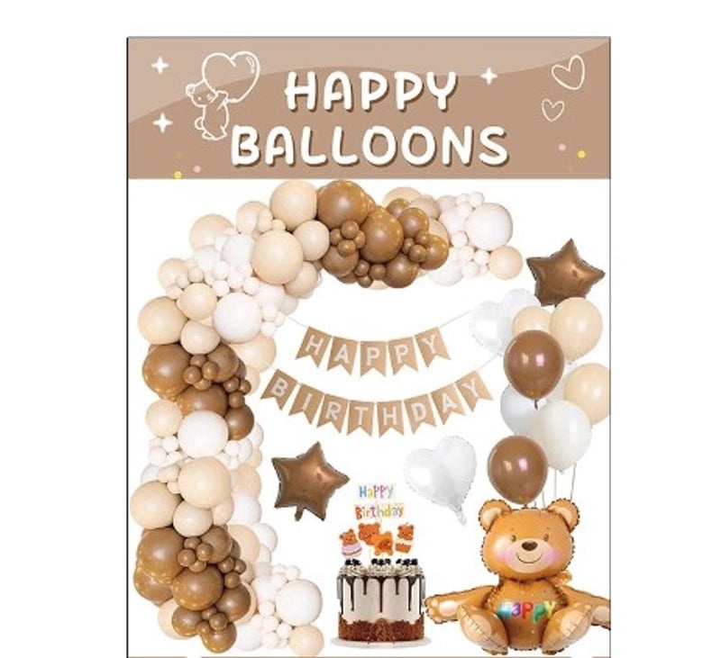 Birthday Cute Minimalist Letter Enamel Pin Holiday Festival Balloons|Jewelry Accessories