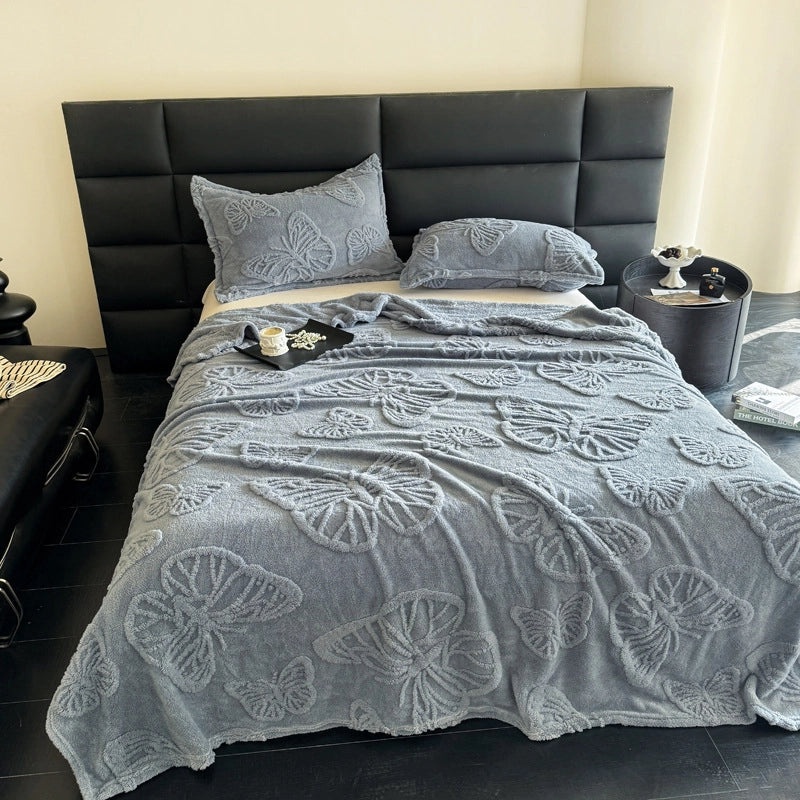 Cozy Soft Solid Color Polyester Throw Blanket|Home & Living Textiles