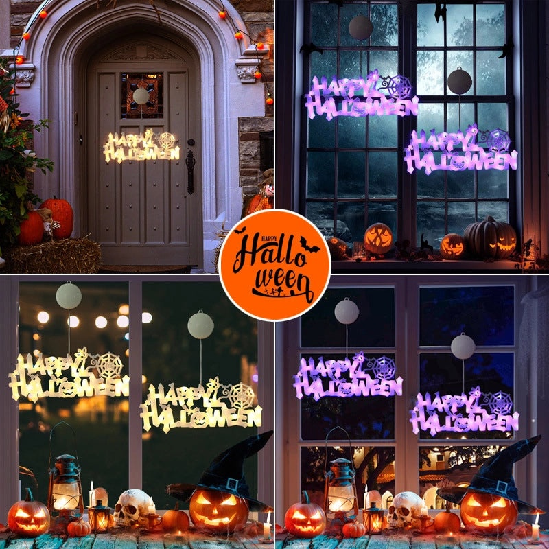 Halloween Minimalist Letter Plastic Hanging Decorations for Party Festival|Party Decorations