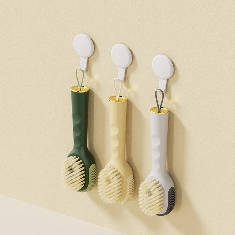 Elegant Solid Color PP TPR Brush for Household Cleaning | Home & Kitchen Cleaning Supplies