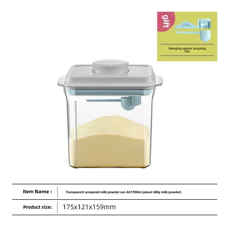 Anbutton Newborn Sealed Milk Powder Jar with Moisture-proof Food Grade Storage Box | Baby Feeding Supplies