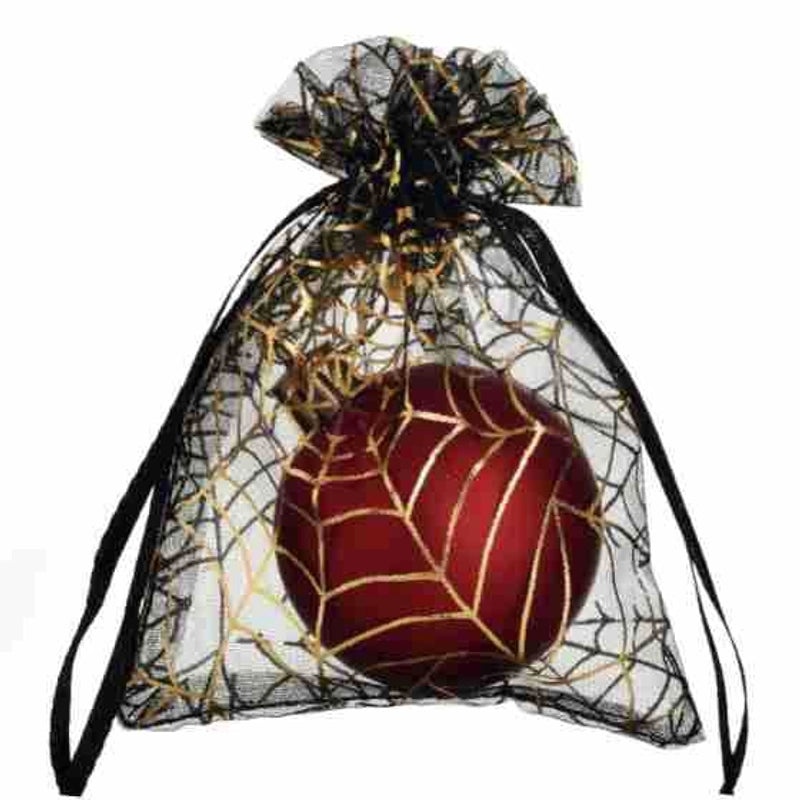 Halloween Spider Web Bat Skull Gift Bags Gauze Party Supplies Christmas Festival Wrapping|Party Supplies