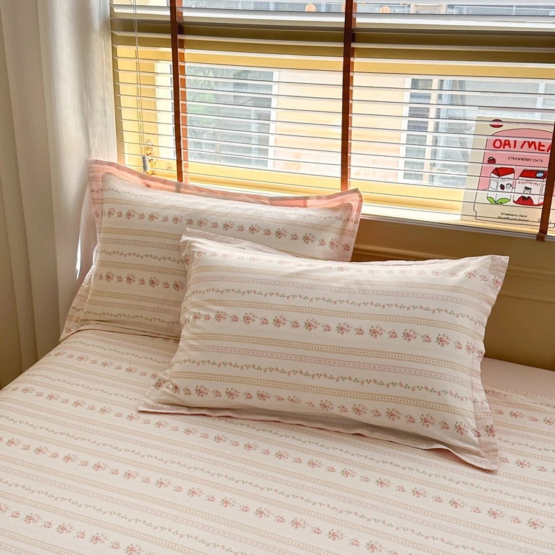 Simple Cotton Twill Pillowcase 40x40cm One-Piece Soft Student Home Bedding | Home & Living Bedding Sets