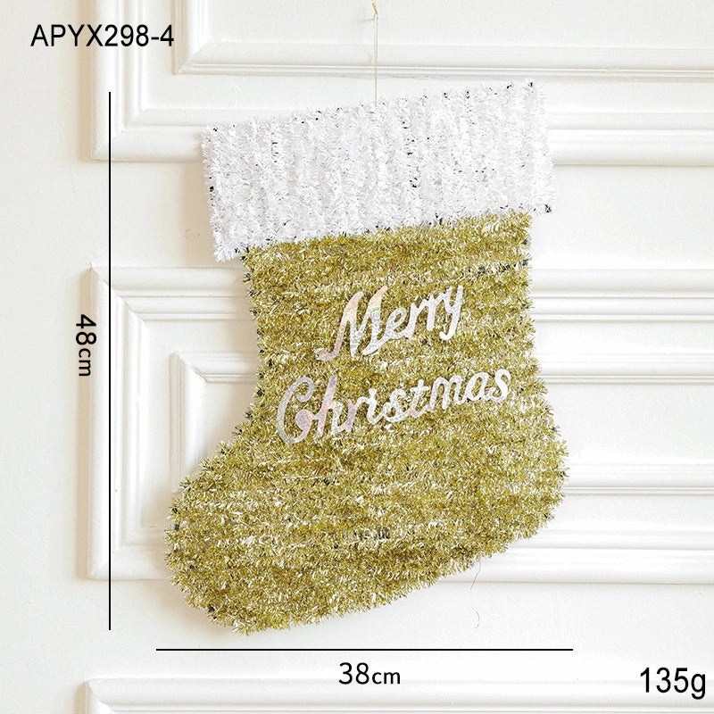 Hong Kong Heng New Christmas Ribbon Cone Tree Desktop Decoration Party Supplies Festive Atmosphere|Holiday Decorations