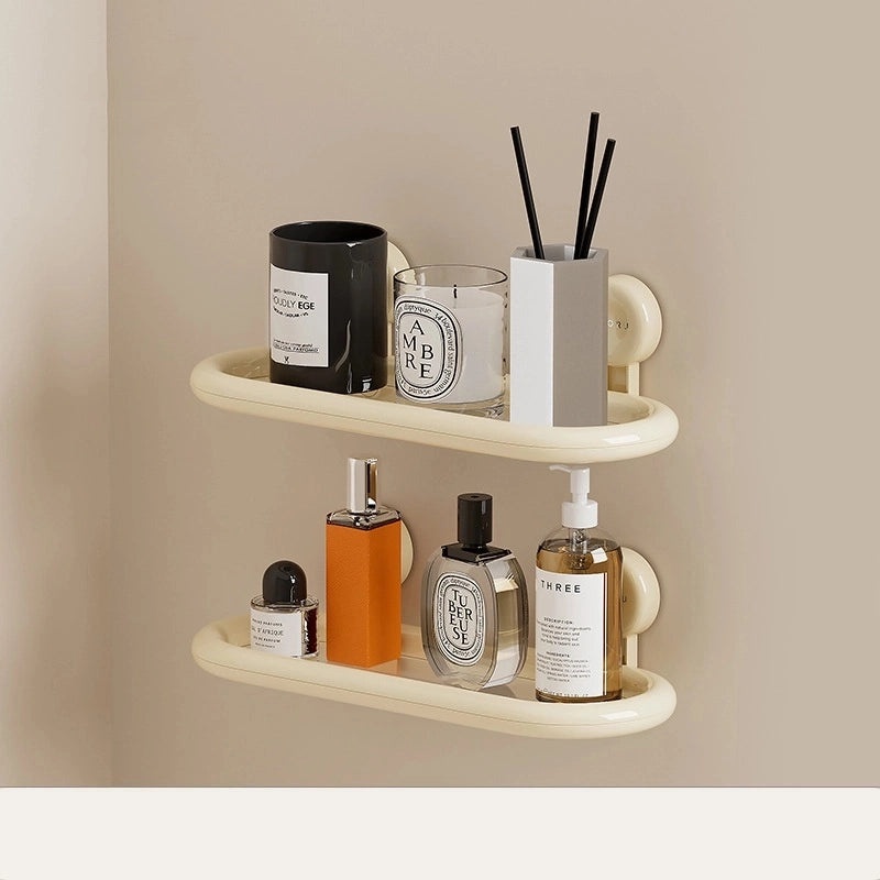 Minimalist Solid Color ABS Bathroom Rack|Bathroom Accessories