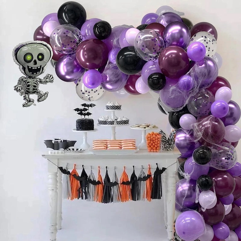 Halloween Skull Party Balloons Aluminum Foil Funny Cool Design|Party Supplies Balloons