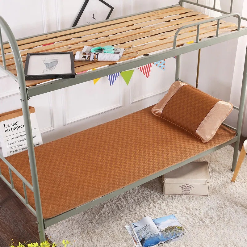 Foldable Soft Summer Mat for Students 90cm Single Dormitory 0.9m 1.2m Rattan Mat 1.5m 1.8m Double Use|Home & Living Mats