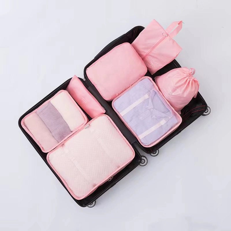 Travel Organizer Bag 9-Piece Set | Travel Accessories