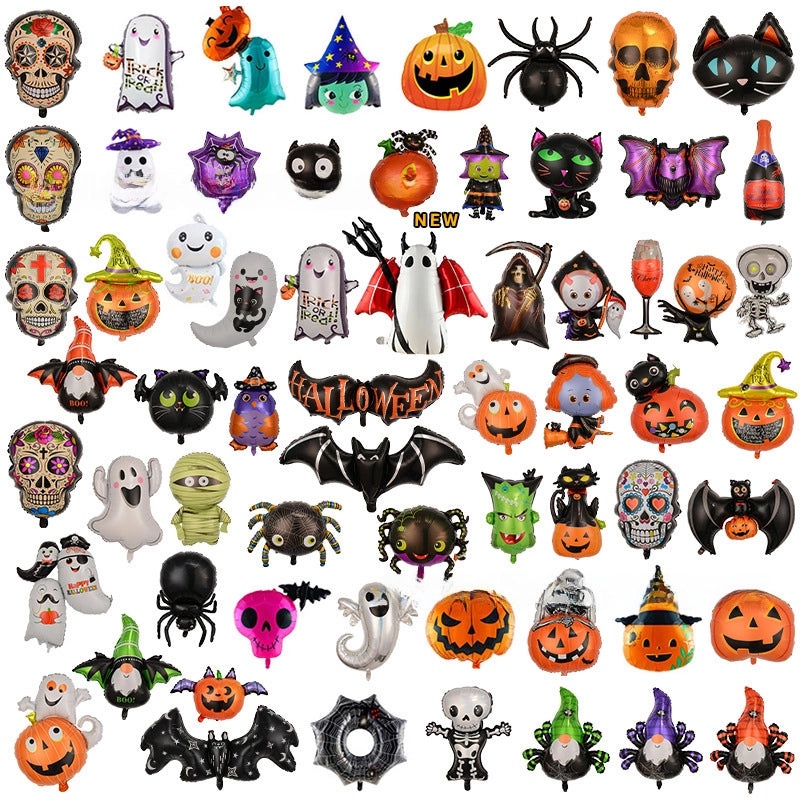 Halloween Aluminum Foil Balloon Cartoon Shape Party Decoration|Party Supplies Balloons