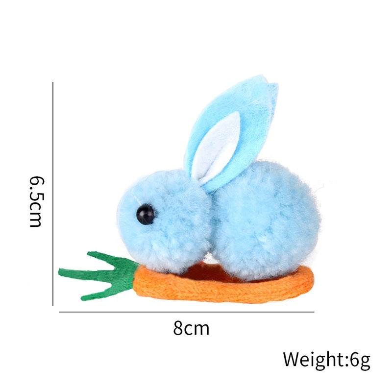 Easter Bunny Carrot Plush Hairpin Cute Festival Party Accessory 1 Piece|Party Supplies