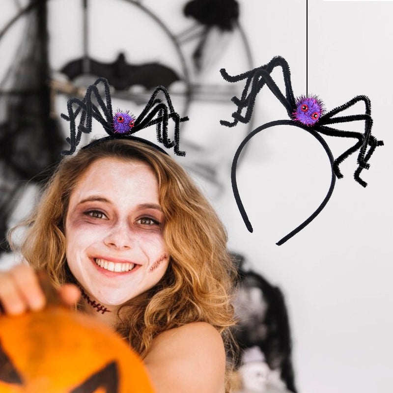 Halloween Spider Hair Band Retro Hip-Hop Style Funny Plastic Cloth Party Festival Accessory|Hair Accessories
