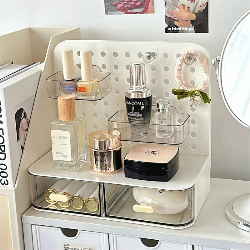 Minimalist White and Yellow Solid Color Plastic Storage Box for Home Organization|Storage & Organization