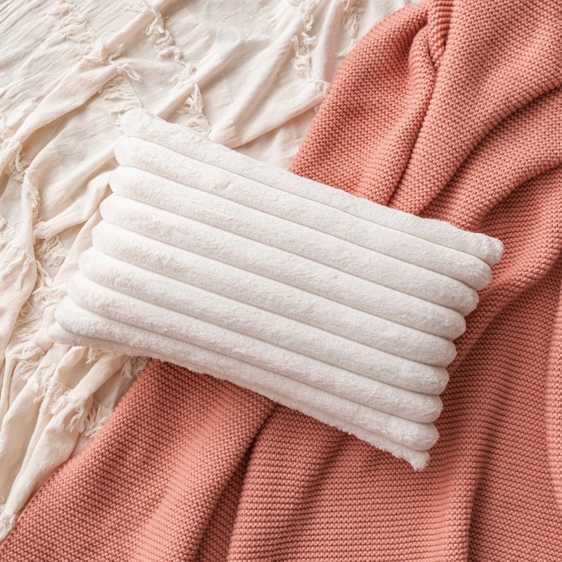 Heart-Shaped Solid Color Flower Pillow Covers for Couch and Sofa Decor | Home Decor & Cushion Covers