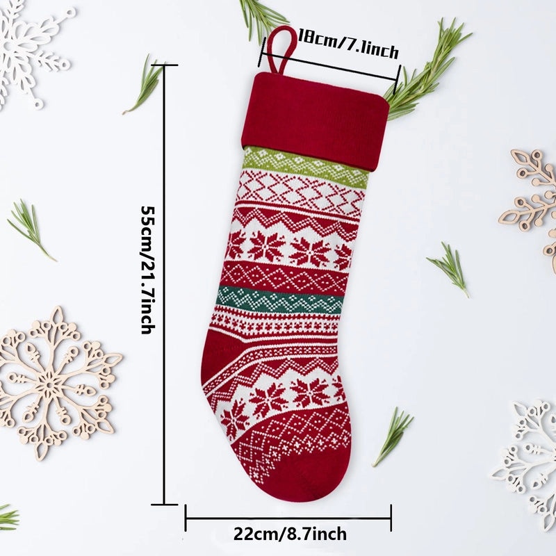 Minimalist Christmas Socks Hanging Ornaments | Holiday Decorations