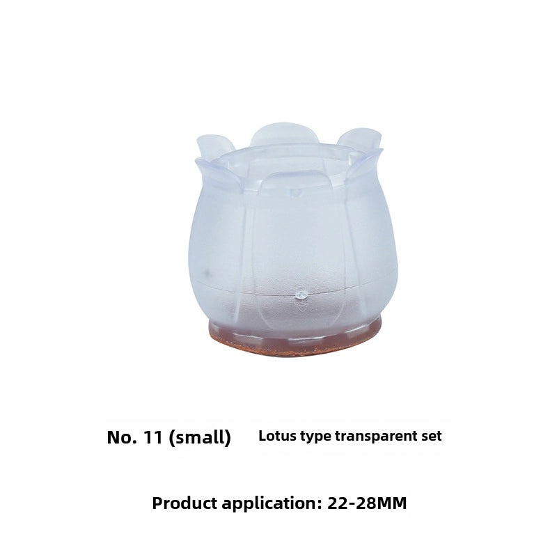 Transparent Silicone Non-Slip Table and Chair Leg Covers for Floor Protection and Longevity | Home & Living Accessories