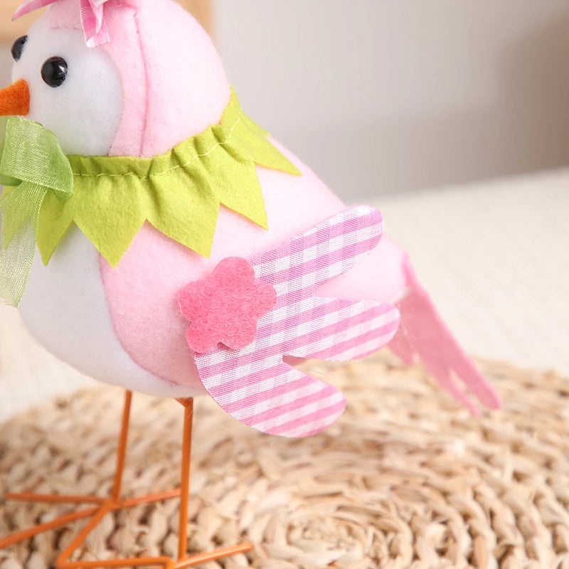 Easter Cartoon Bird Dolls Desktop Ornaments Festive Office Decoration Props|Home Decor