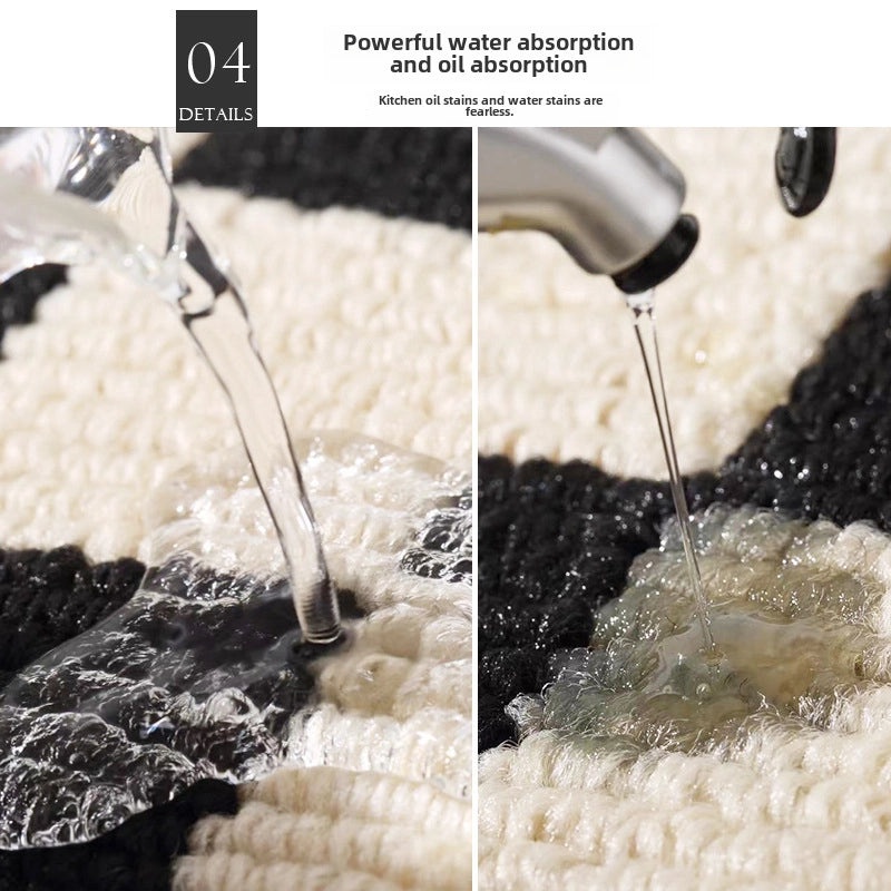 High-Quality Absorbent Non-Slip Kitchen Floor Mat Oil-Resistant Stain-Repellent Modern Bathroom Rug|Home & Kitchen Rugs