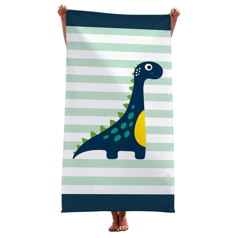 Cute Dinosaur and Dolphin Beach Towel | Beach Towels & Accessories