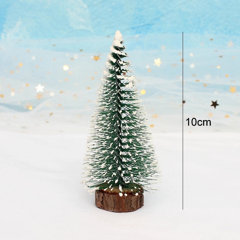 Christmas Cake Decoration Set Soft Glue Plug-in Christmas Tree Santa Snowman Reindeer Holiday Decor|Christmas Cake Decorations