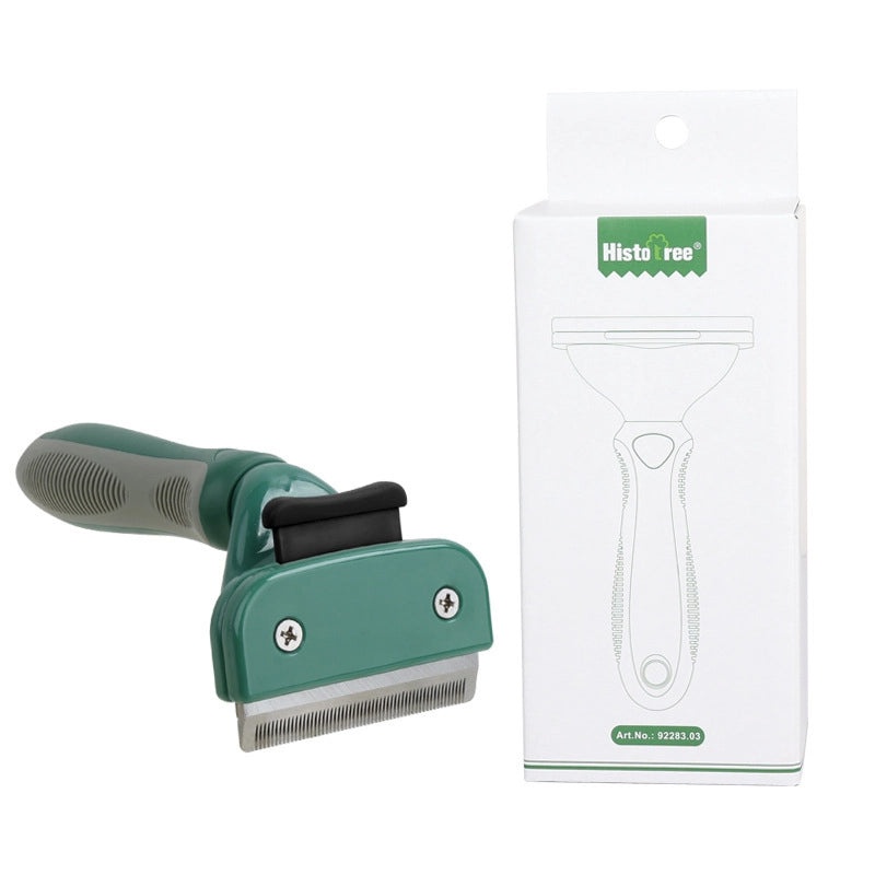 Pet Grooming Comb Dog Hair Detangling Knife One-Button Hair Removal Tool|Pet Grooming Supplies