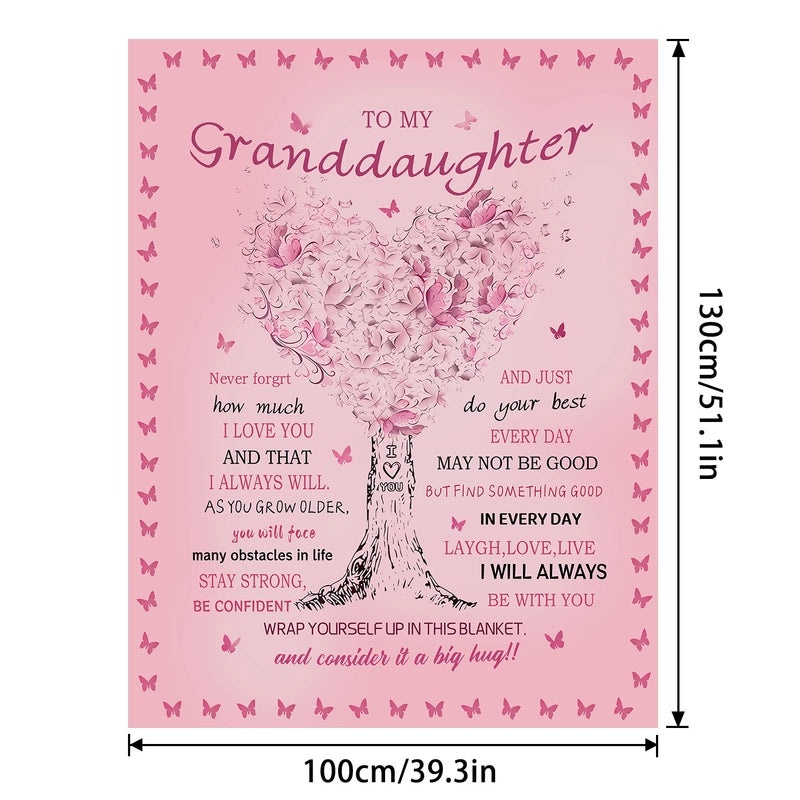 Cozy Polyester Letter Print Blanket for Couch and Sofa Decor | Home Textiles & Throws